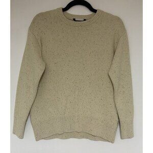 Women’s North Face Beige Cozy Wool Blend Sweater Size Medium